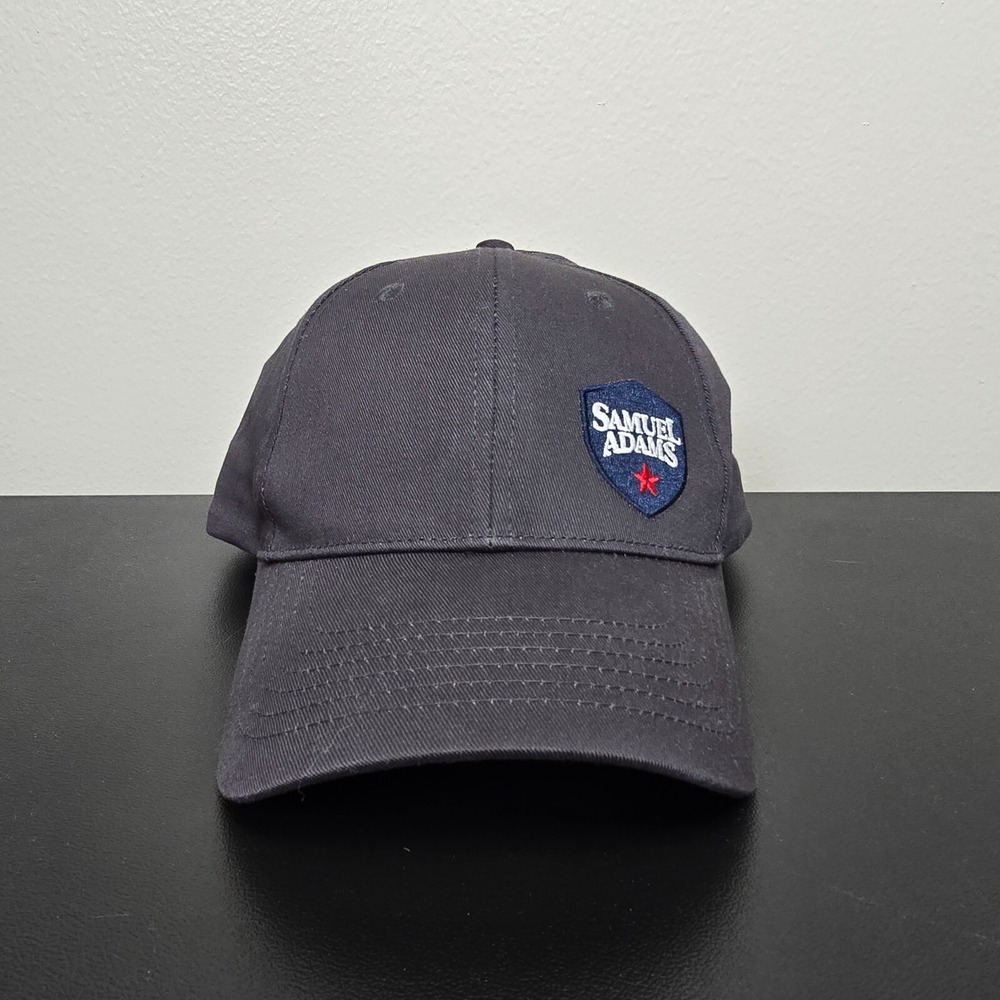 Samuel Adams Hat Cap Mens SnapBack Grey Casual Boston Beer Company Drinking Logo